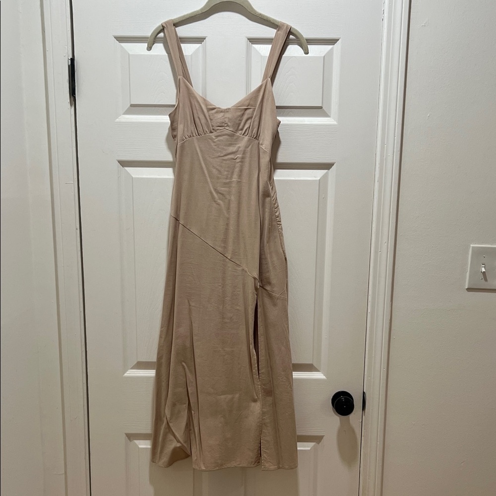Altar’d State Khaki Cotton Dress